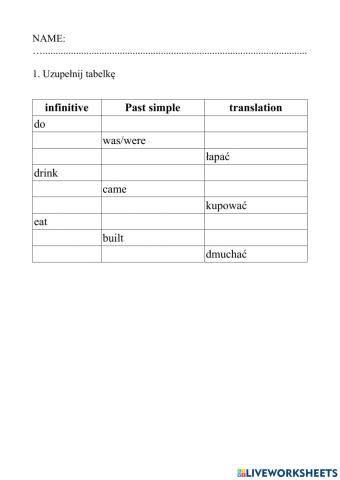 Nieregularne cz I gr A