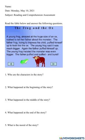 Reading & Comprehension