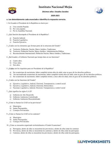 Estructura del Estado