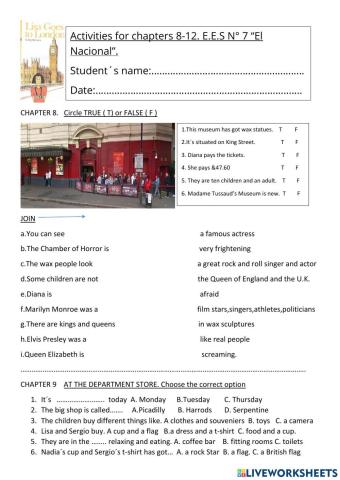 Lisa Goes to London Chapters 8-12