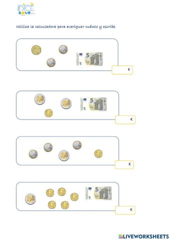 Dinero (10) - Cuánto dinero tengo en cada caso
