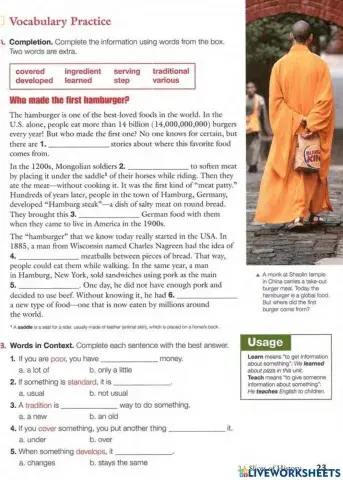 Who made the firat hamburger?