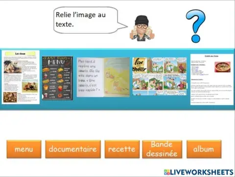 Compréhension teacher Géraldine