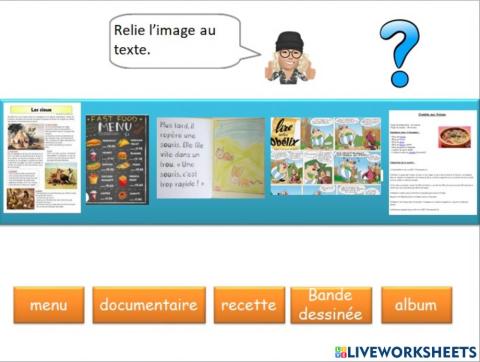 Compréhension teacher Géraldine