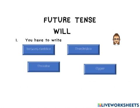 Future Tense Will