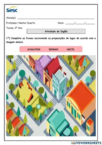 Atividade escrita e auditiva de 01-06-2021.