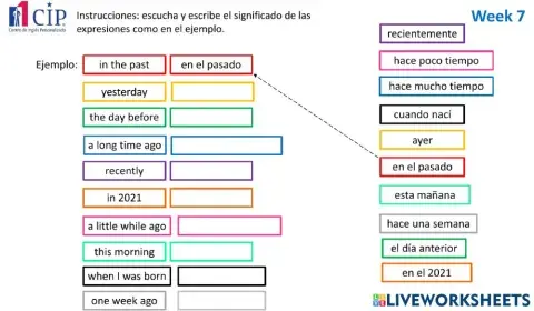 KIDS Time Expressions Week 8