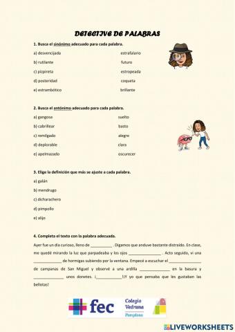 DETECTIVE DE PALABRAS 2