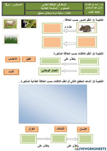 السّلسلة الغذائيّة