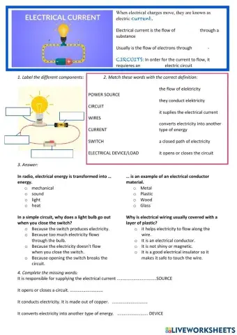 About electrical current
