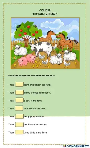 The farm animals