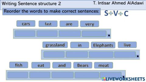 Sentence making