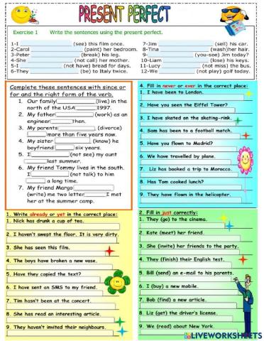 Present Perfect review