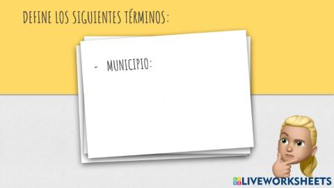 Municipio, provincia y comunidad autónoma