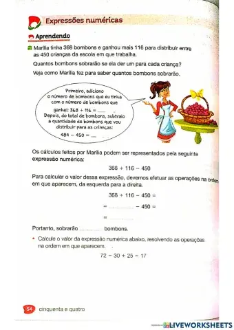 Expressões numéricas