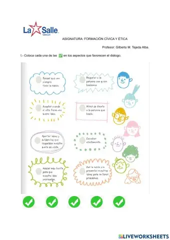 Favorecer el diálogo