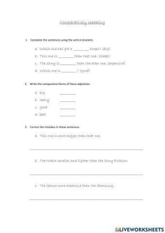 Talking about Consumer Goods