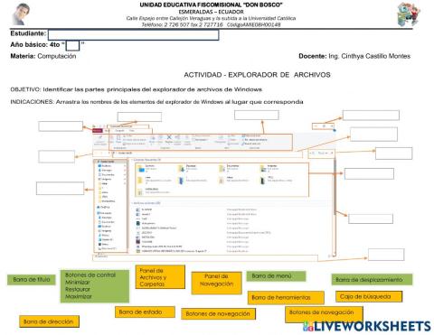 Explorador de archivos