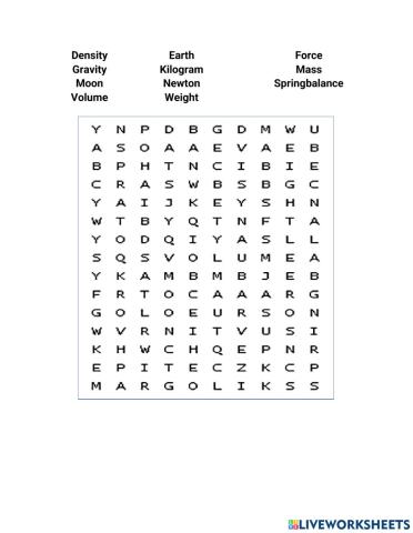 Puzzle on mass weight density
