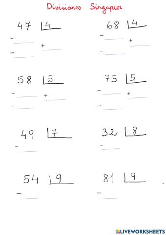 Divisiones Singapur 2