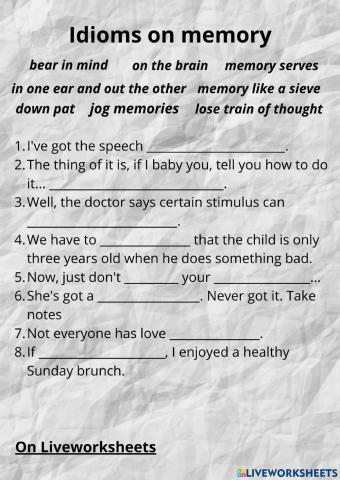 Memory idioms