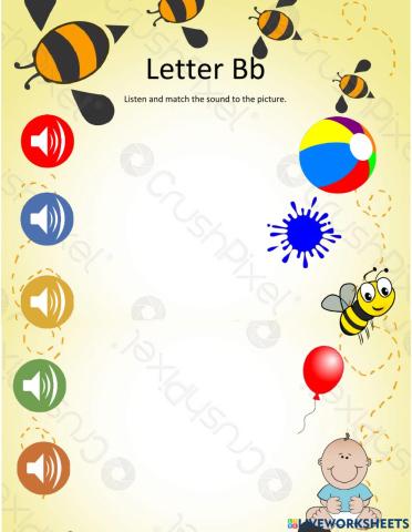 Phonics letter Bb