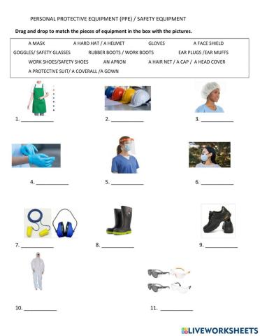 Personal Protective Equipment PPE