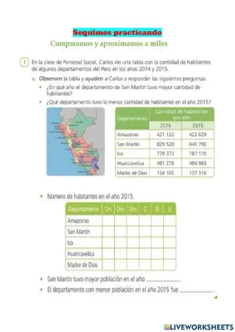 Practicamos con los números