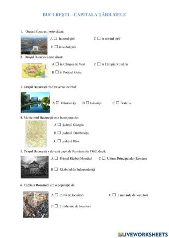 București - capitala țării