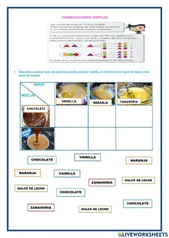Combinaciones simples