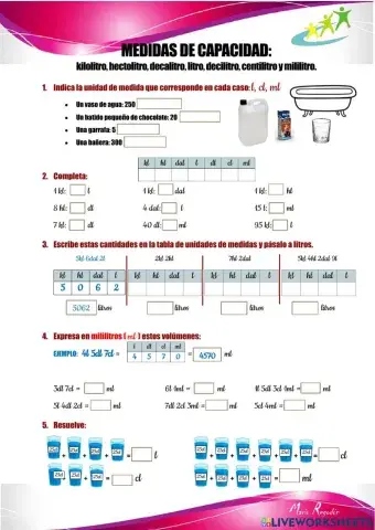 Medidas de capacidad