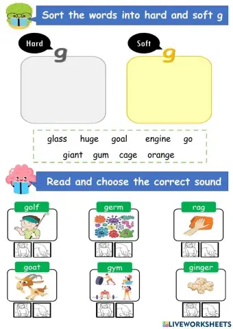 Hard ans soft g