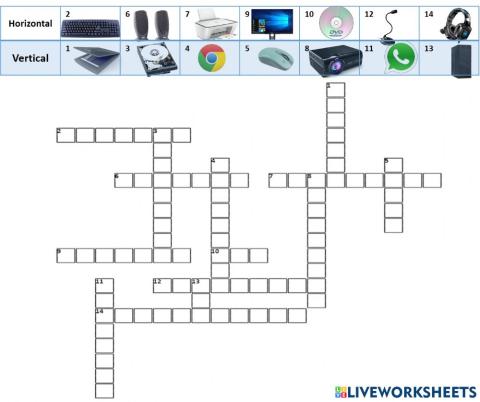 Crusigrama Computación I