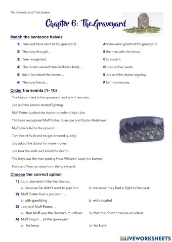 The Adventures of Tom Sawyer- Chapter 6