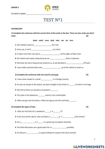 Modal verlarybs vocabu