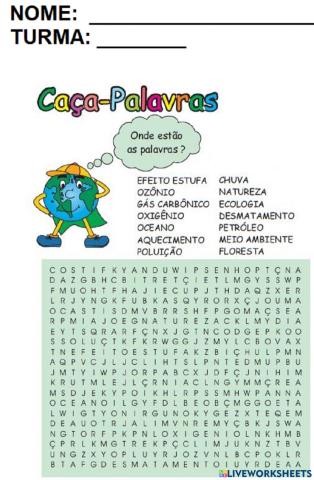 Caça palavras