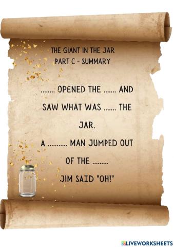 The Giant in the Jar part C