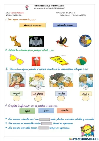 Evaluación IV parcial