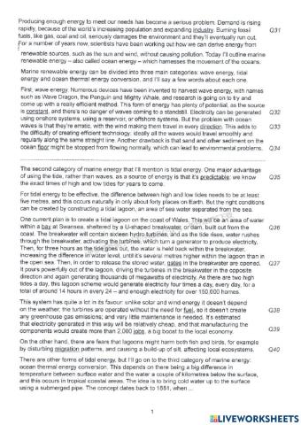 Gap fill - Cam14 t1 s4 - renewable energy