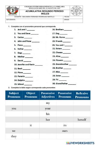 Segundo periodo 2.2 7°
