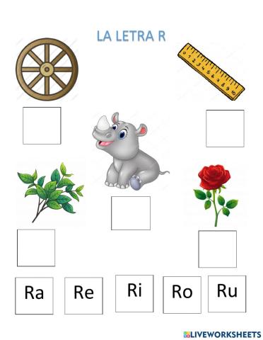 Letra R
