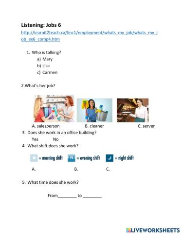Listening JOBS 2