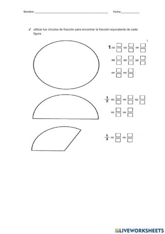 Fracciones equivalentes