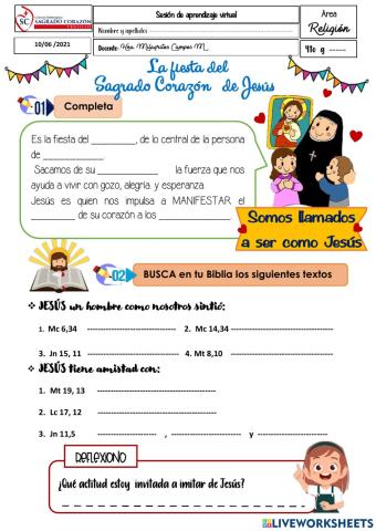 La fiesta del Sagrado Corazón