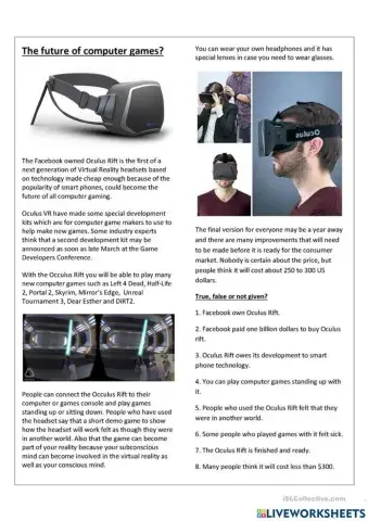 Future of videogames