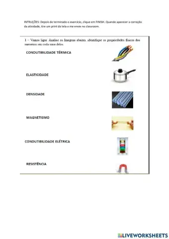 Propriedades físicas dos metriais