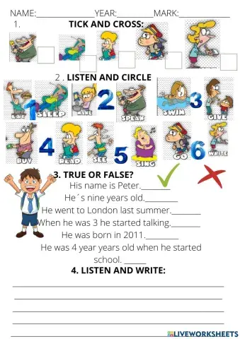 Listening in the past