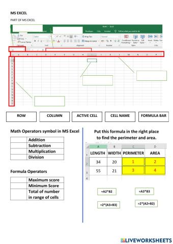 MS Excel Review