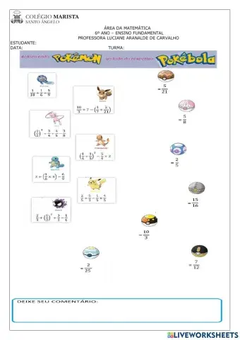 Expressões Numéricas