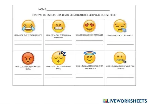 Expressões - emojis